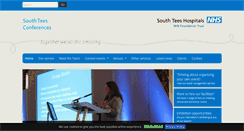 Desktop Screenshot of conferencessouthtees.co.uk