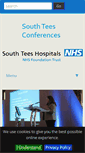 Mobile Screenshot of conferencessouthtees.co.uk
