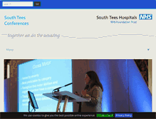 Tablet Screenshot of conferencessouthtees.co.uk